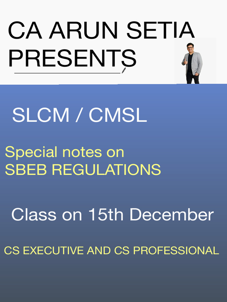 SBEB Regulations Overview for CS Students | PDF