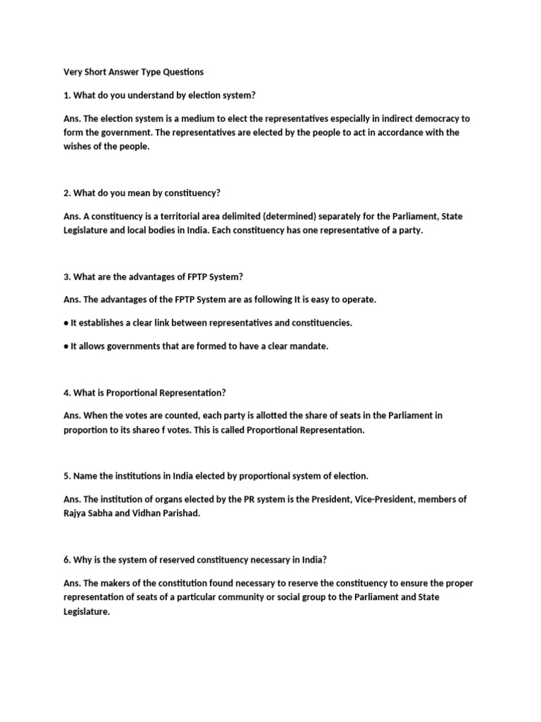Understanding India's Election System | PDF | Electoral District ...