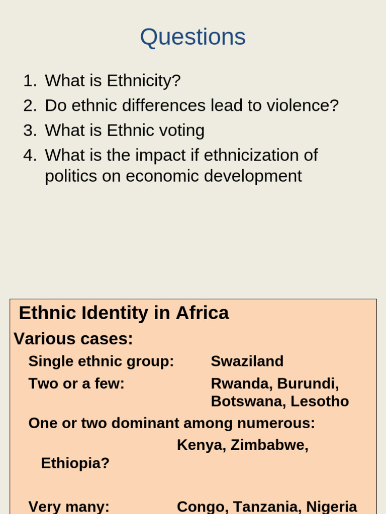 Ethnicity and Its Impact on Africa | PDF | Hutu | Tutsi