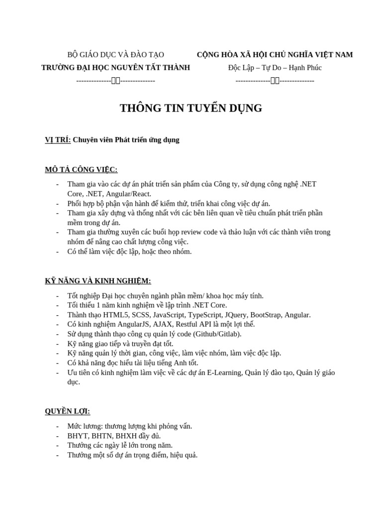 NTT JD Developer | PDF