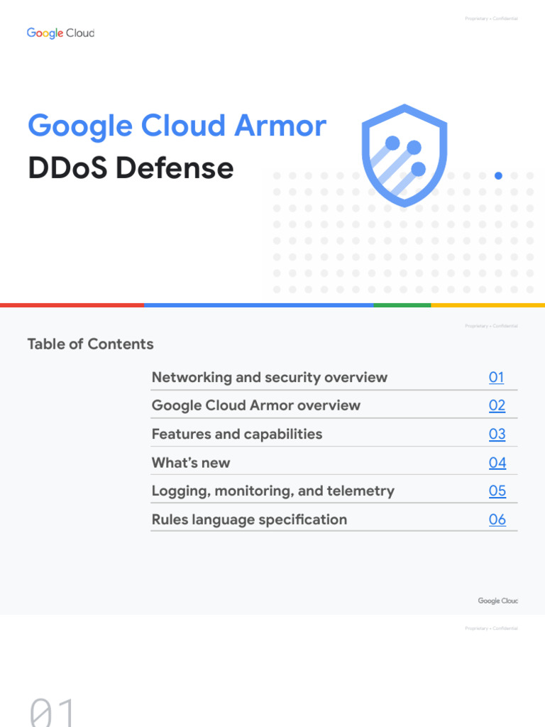Google Cloud Armor DDoS Protection Guide | PDF | Denial Of Service ...