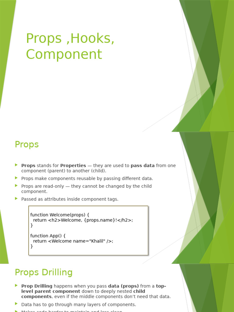 Understanding React Props and Components | PDF | Computer Science ...