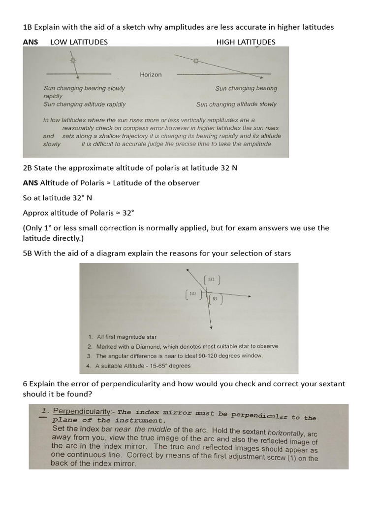 Celestial Navigation Insights and Techniques | PDF