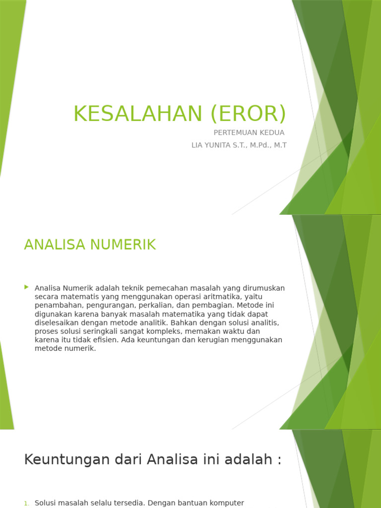 Kesalahan (Eror) | PDF