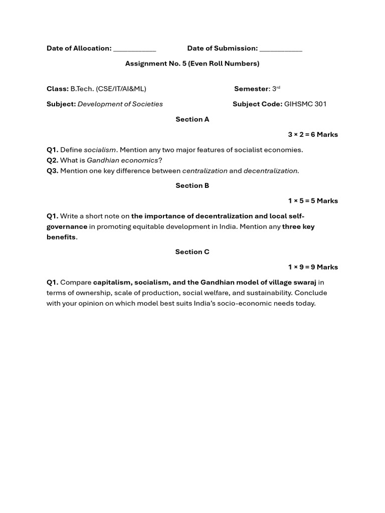 Assignment No. 5 (Even Roll Numbers) | PDF