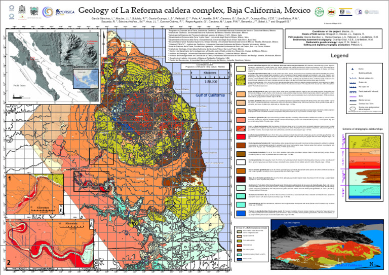 Caldera La Reforma_map | PDF | Geology