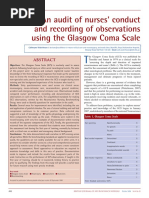 Download An Audit of Nurses Conduct and Recording of Observations Using the Glasgow Coma Scale by Alice Mwangi SN96695522 doc pdf