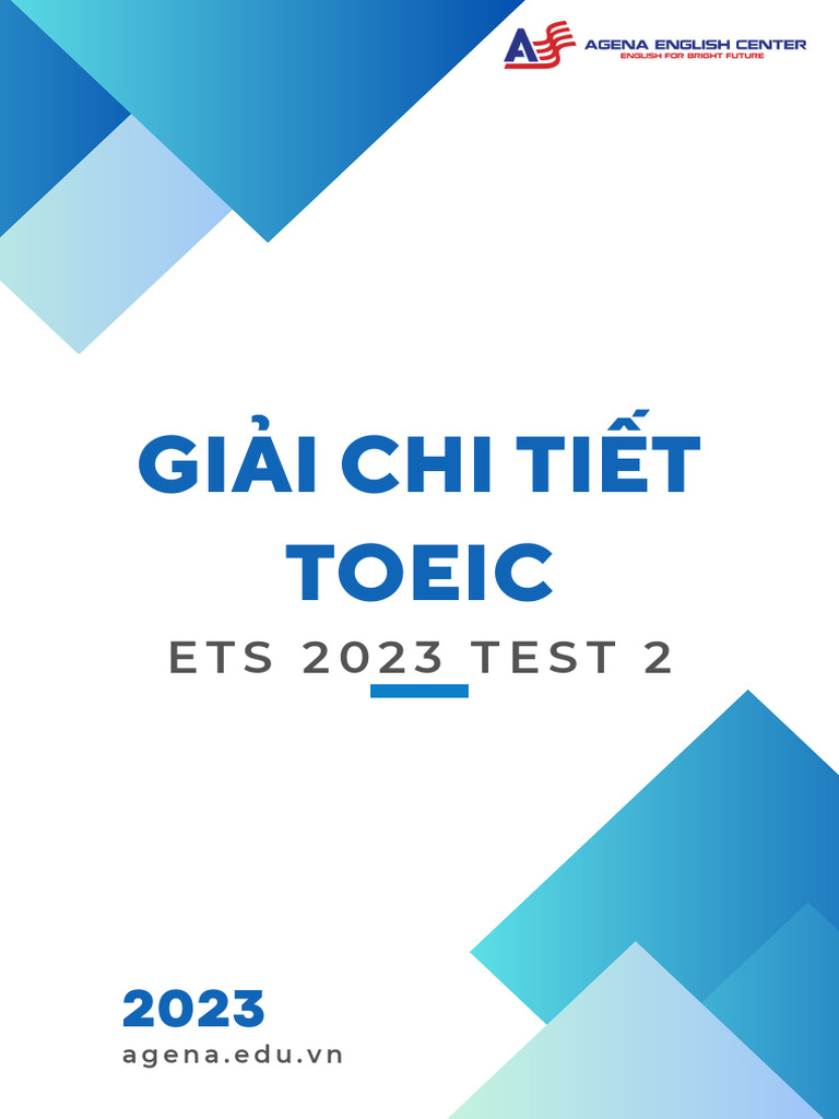 Giải Chi Tiết - Ets 2023 - Test 2 | PDF