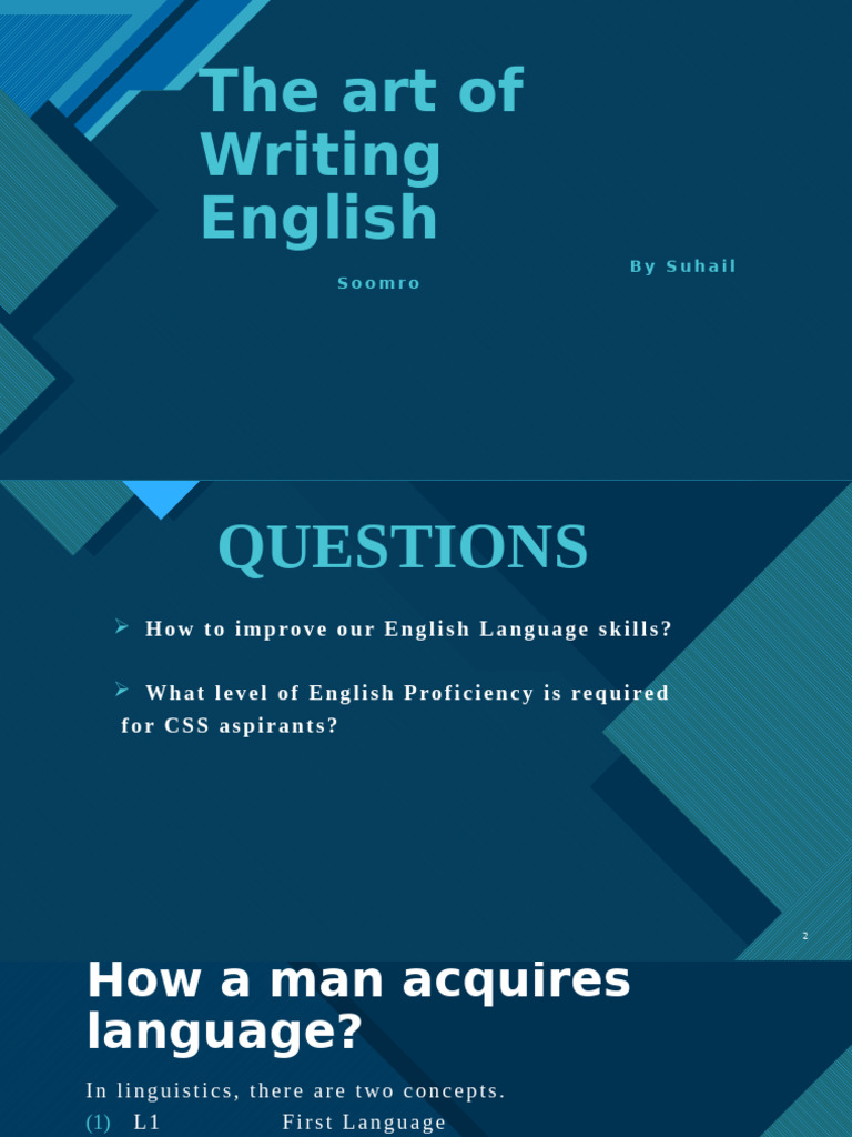 The art of Writing English PDF