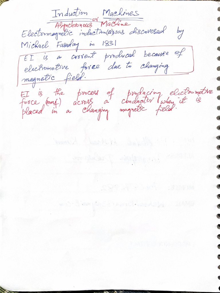 Induction Notes | PDF