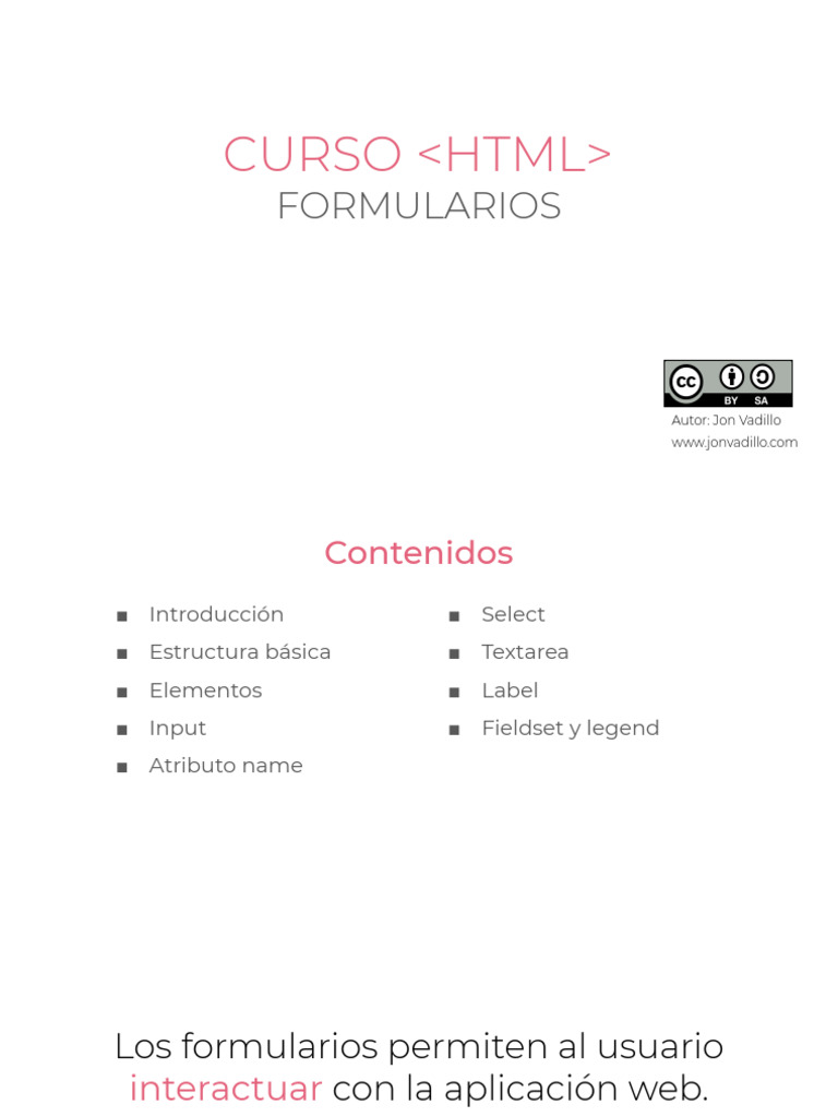 Guía Completa de Formularios HTML | PDF | Tecnologías de la información ...