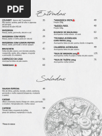 Cardápio do Restaurante Ráscal | PDF | Tomate | Orégano