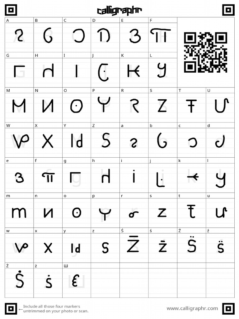 Calligraphr Template (1) | PDF