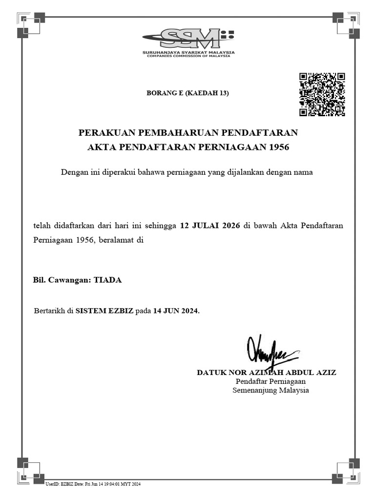 Company SSM | PDF