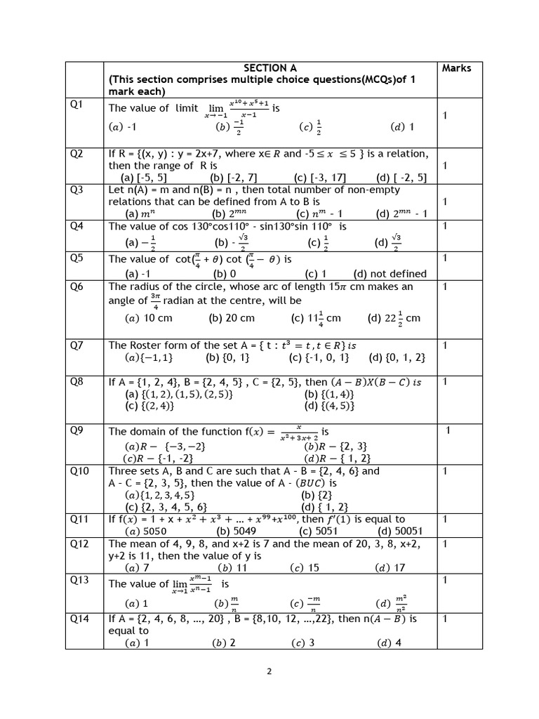 Math MCQs and Problem Solving Guide | PDF | Circle | Angle