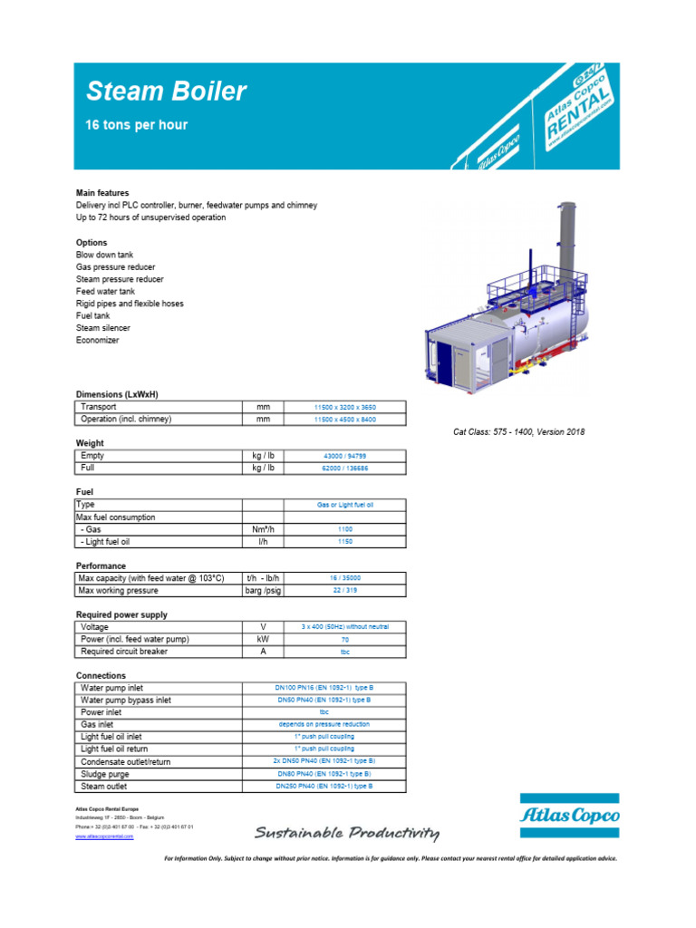 Steam Boiler Specifications and Features | PDF | Mechanical Engineering ...