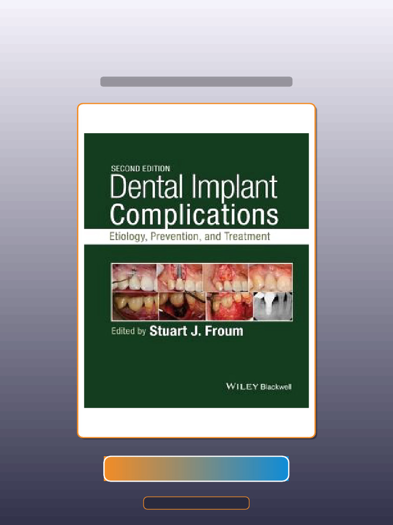 Test Bank of Dental Implant Complications Etiology Prevention and ...