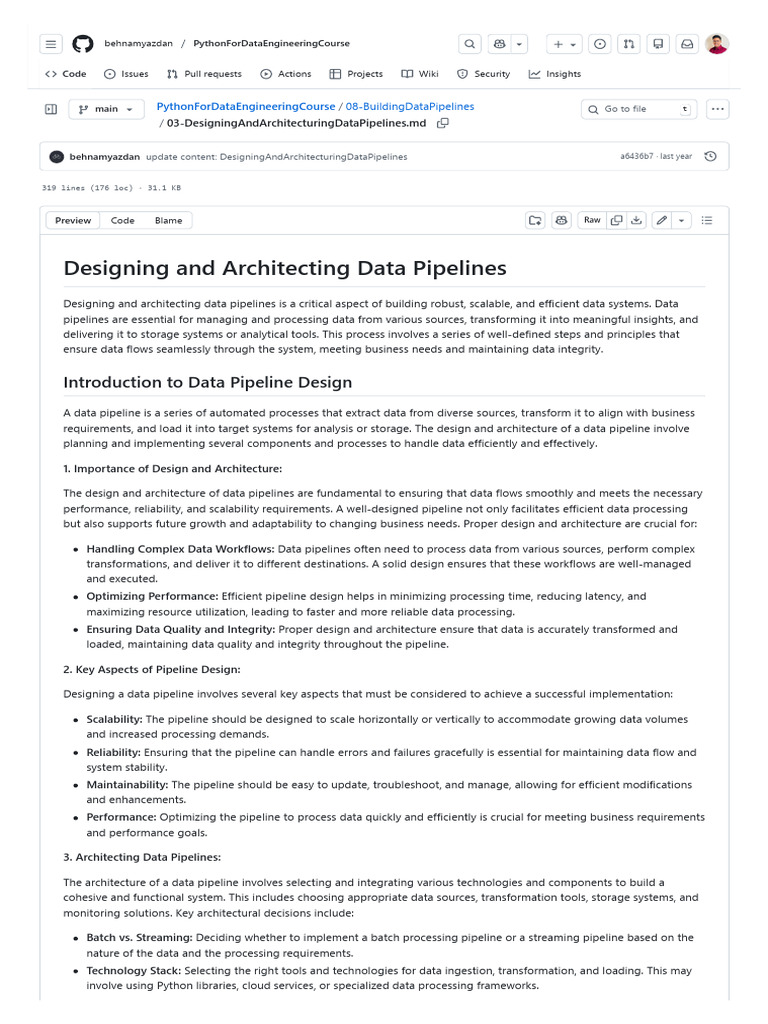 03-Design of Data Pipeline | PDF | Scalability | Apache Spark