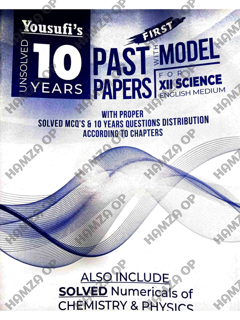 Xii - Math 10 Year Model Paper - Hamza Op | PDF