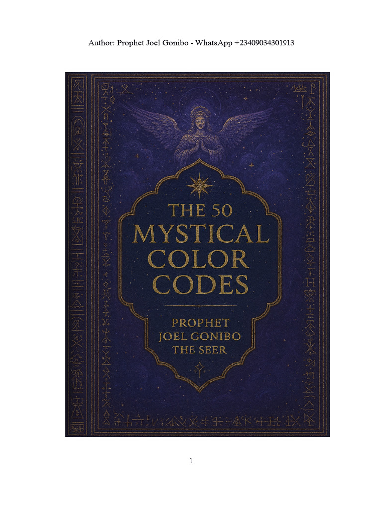 50 Mystical Color Codes for Prophecy | PDF | Glory (Religion) | Prophecy