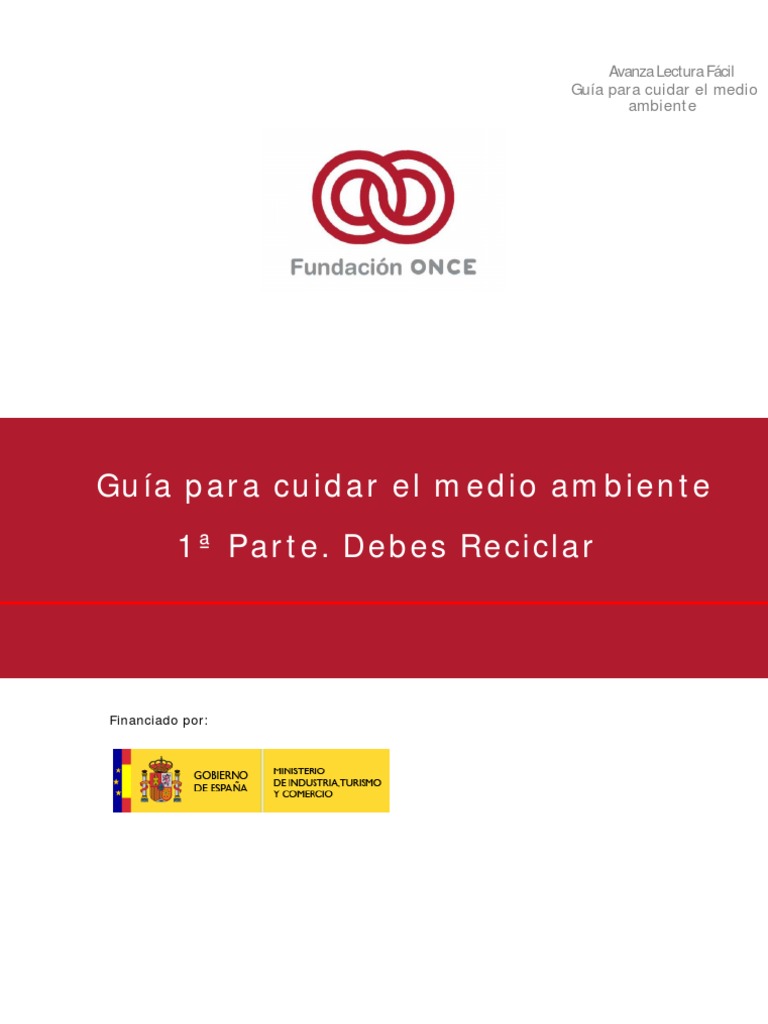 Guía para Cuidar El Medio Ambiente | PDF | Reciclaje | Residuos