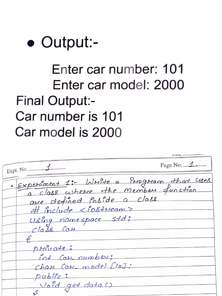 c++ exp.1-13 | PDF