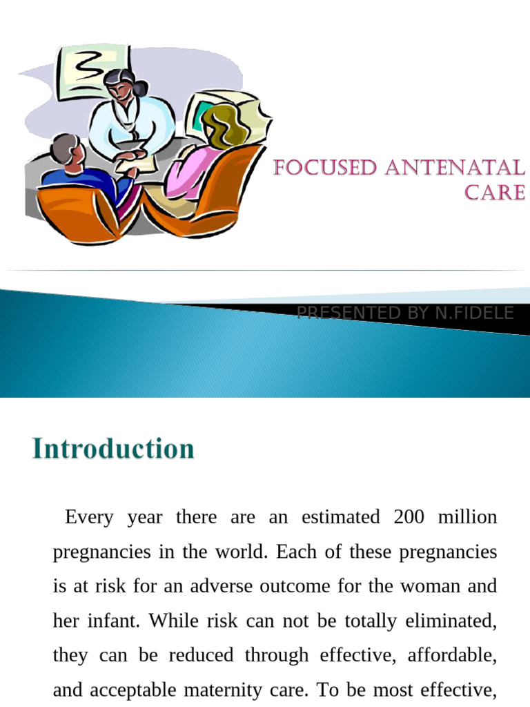 Essential Guide to Antenatal Care | PDF | Pregnancy | Prenatal Development