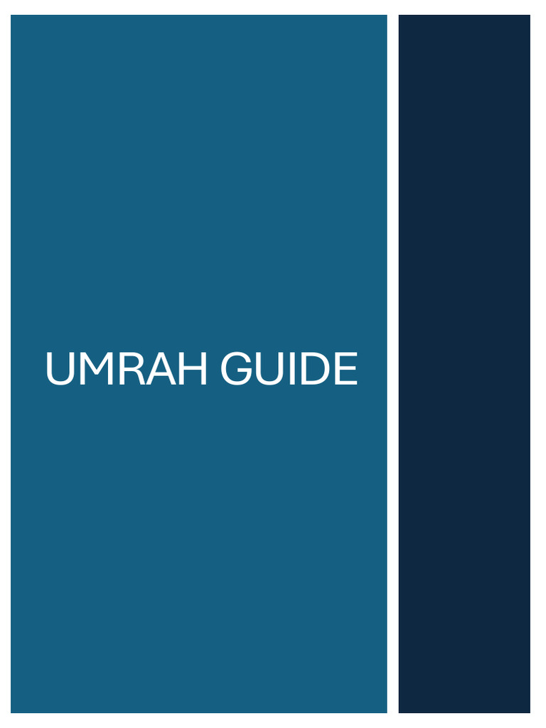 Umrah Booklet | PDF | Semitic Words And Phrases | Religious Belief And ...