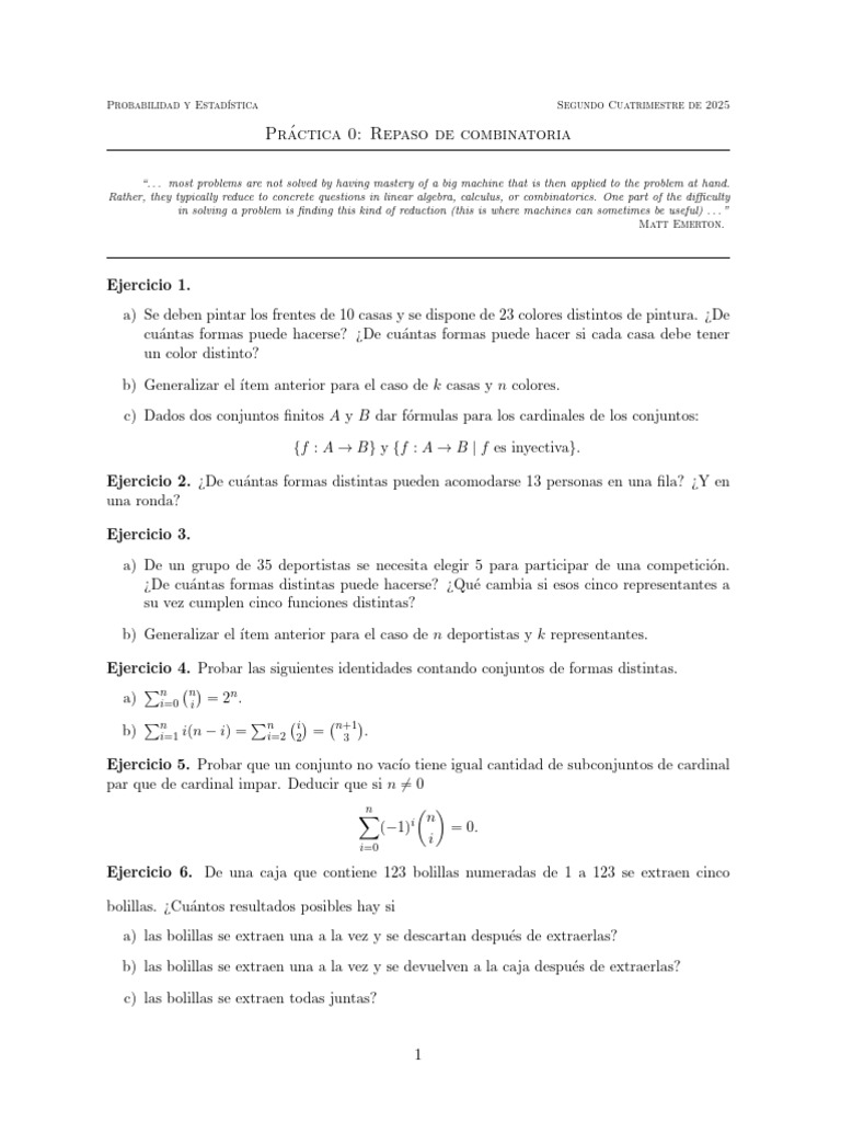 Practica 0 | PDF | Matemáticas | Conceptos matemáticos