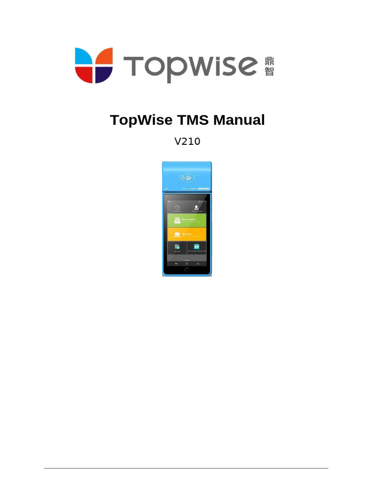 TopWise TMS User Manual V210 | PDF | Computer Science | Computer ...