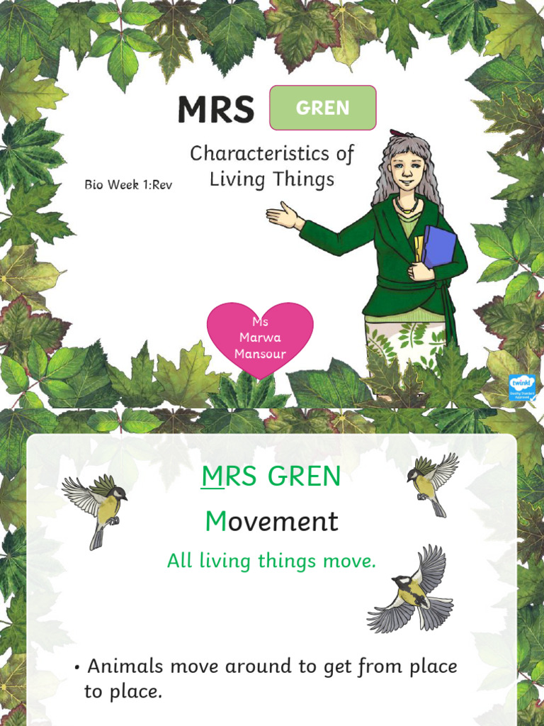 Week 1 Bio 8 Mrs Gren Plant Parts Organ Systems Updated | PDF | Cell ...