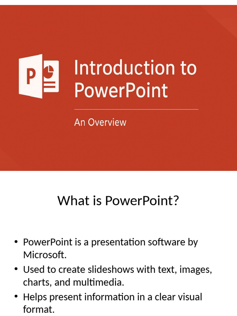 PowerPoint Overview and Usage Guide | PDF | Microsoft Power Point ...