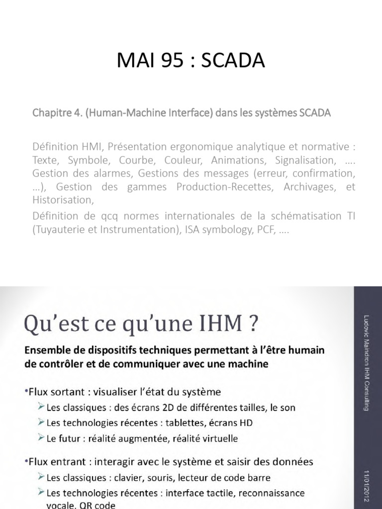 HMI dans les systèmes SCADA : Guide complet | PDF