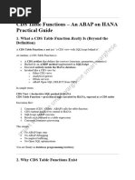AMDP vs. CDS Table Functions Explained | PDF | Databases | Software ...