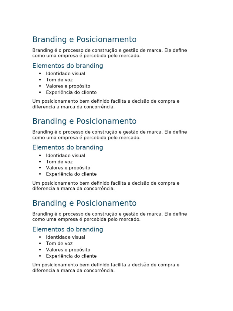 Branding e Posicionamento de Marca | PDF | Gestão de marcas | Marca