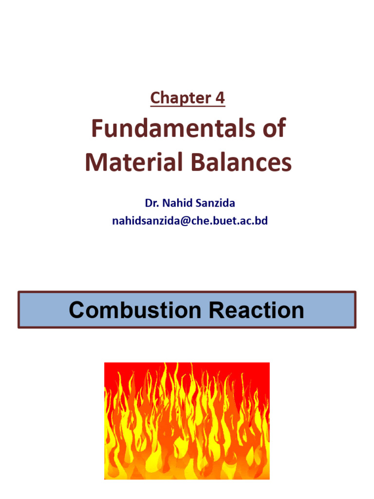 Combustion Reaction Fundamentals | PDF | Combustion | Fuels