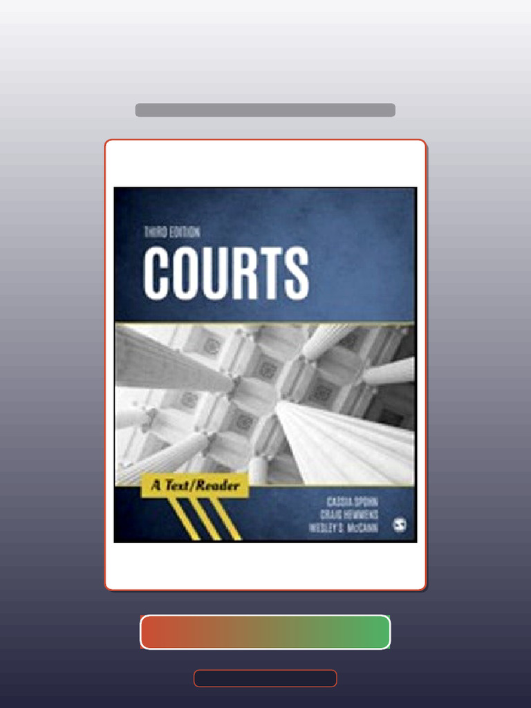 Test Bank of Courts a TextReader 3rd Edition Cassia Spohn Craig Hemmens ...