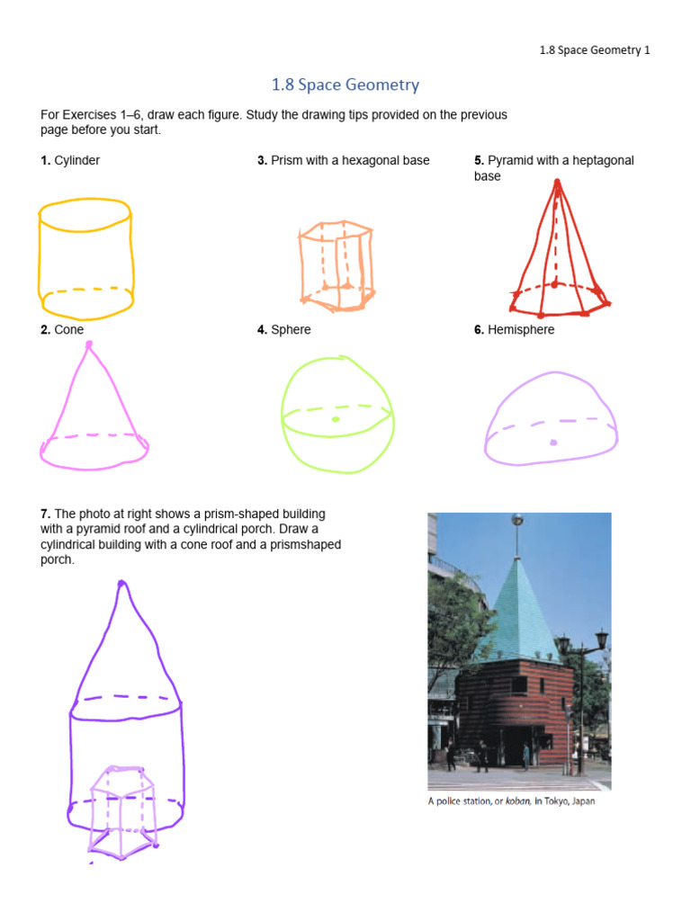 1.8 Space Geometry | PDF
