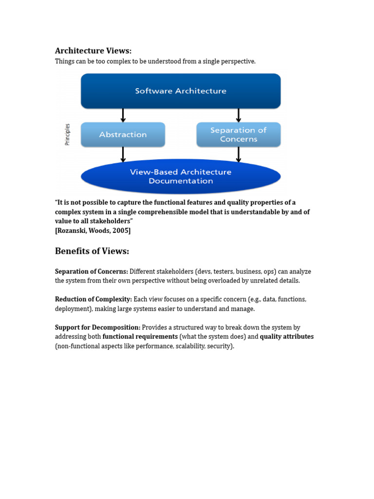 Understanding Architecture Views in Software | PDF | System | Use Case