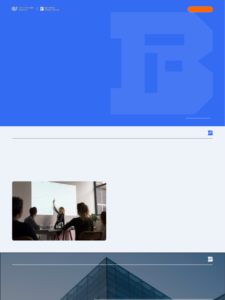 Curso de Finanzas en Barcelona 2025 | PDF | Procesos de negocio | Dinero
