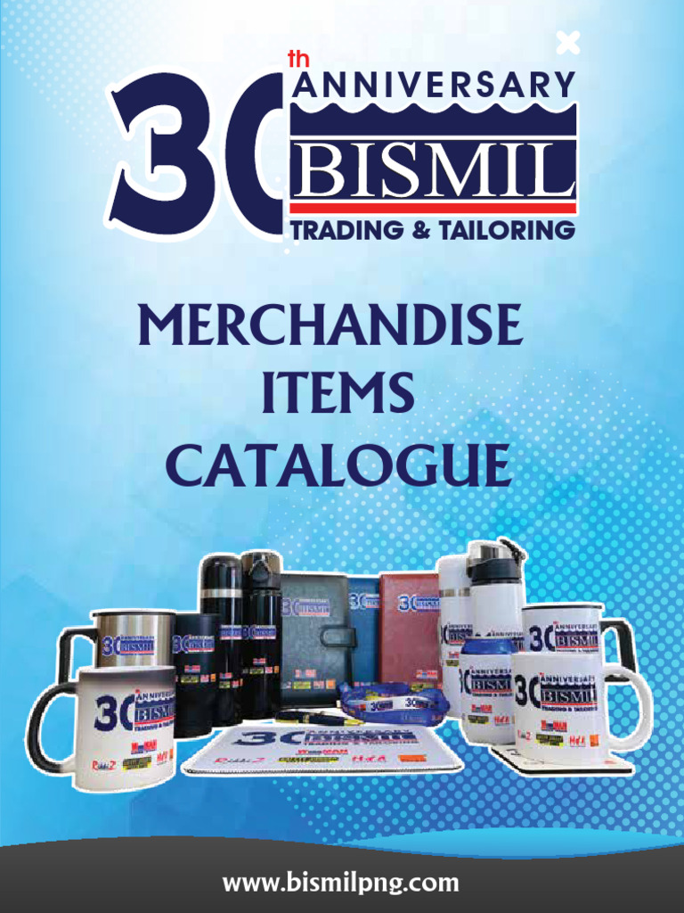 Bismil PNG Merchandise Catalogue | PDF