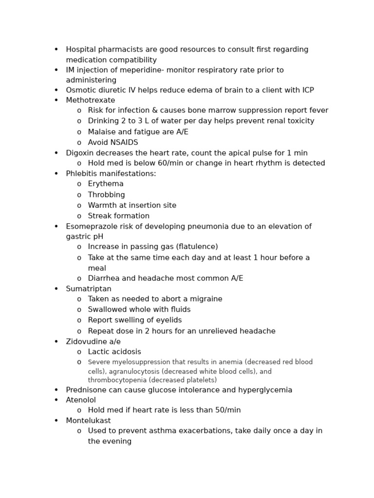 Essential Medication Guidelines for Nurses | PDF | Medical Specialties ...