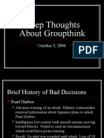Deep Thoughts About Groupthink: October 5, 2006