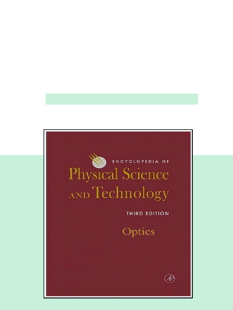(Ebook) Encyclopedia of Physical Science and Technology - Optics by ...