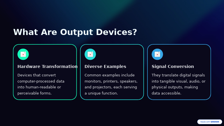 Understanding Output Devices Explained | PDF