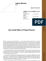 Key Credit Risks of Project Finance