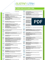 Sustain Utah Calendar June 2012