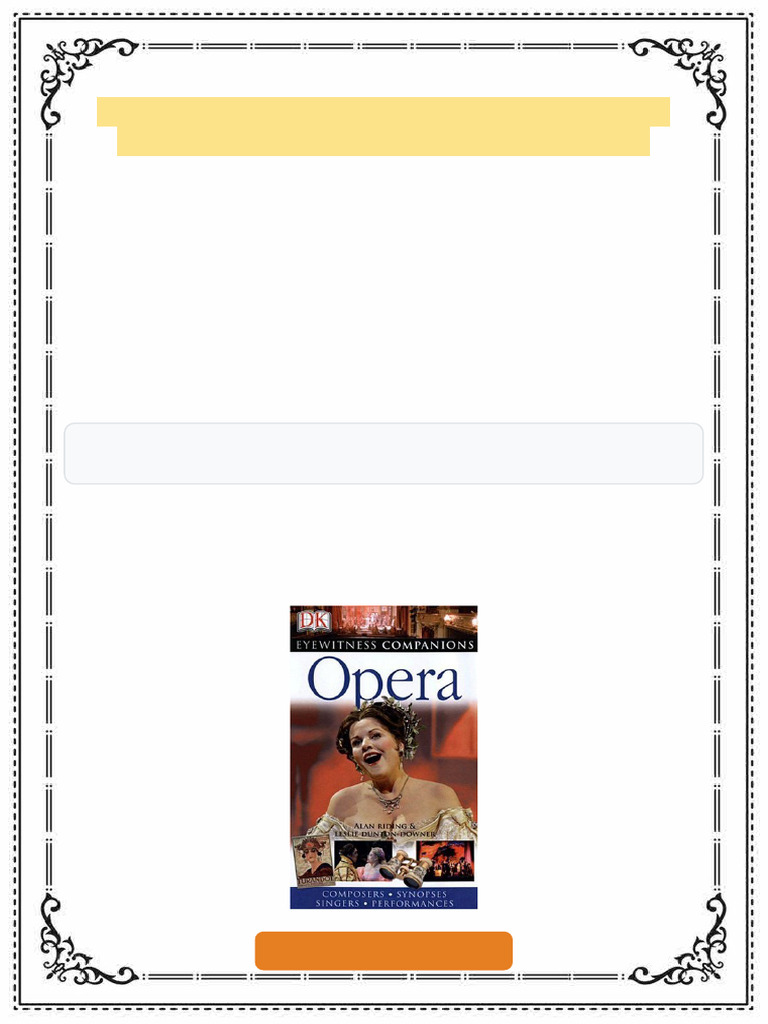 Opera 1st American Ed Edition Alan Riding Ebook Instantly Openable ...