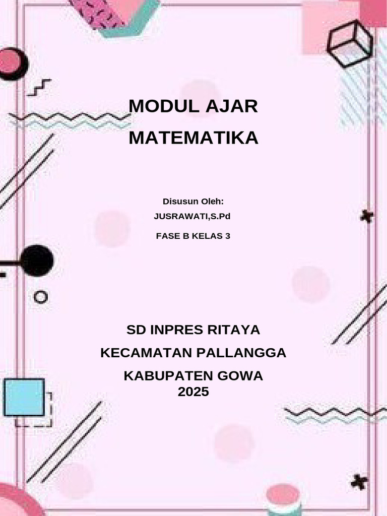 Modul Ajar Matematika Kelas 3 SD | PDF