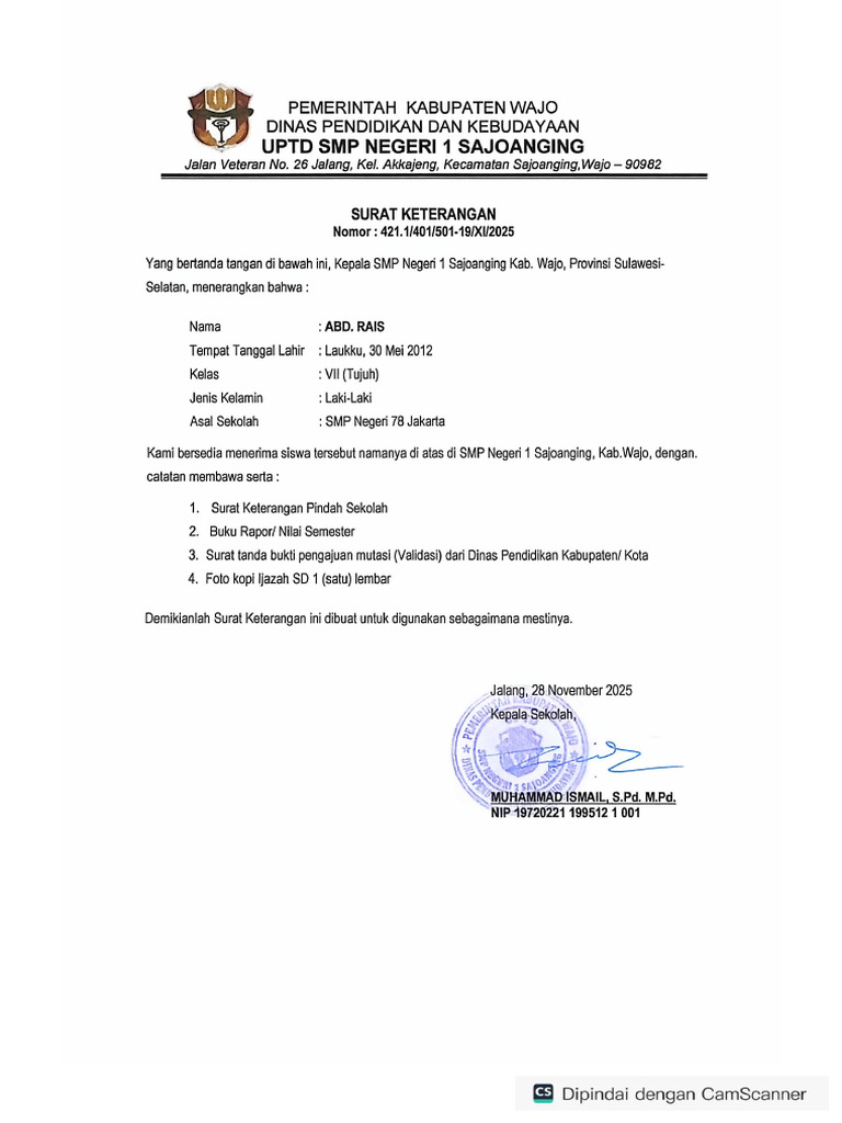 Surat Siap Menerima | PDF